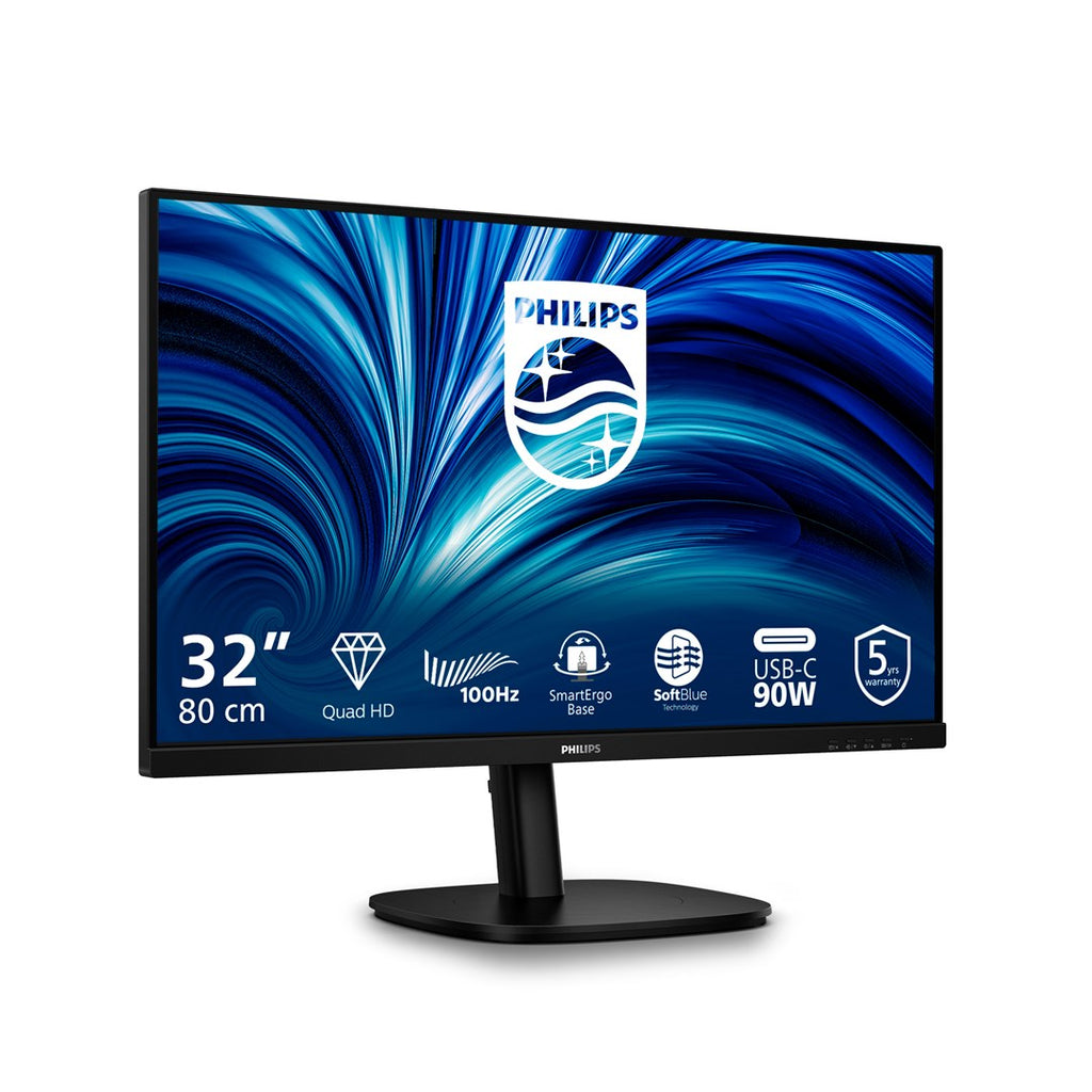 Philips 32B2U3601/00 Monitor 31.5" Quad HD LCD Black 2560 x 1440 pixels Business