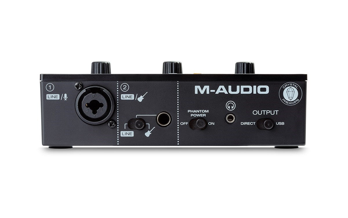 M-AUDIO USB Audio Interface - 16-bit Resolution - 48 kHz Sample Rate - MTRACK SOLOII