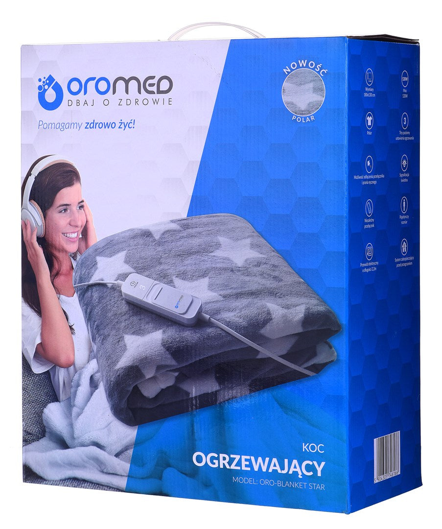 OROMED Electric Underfloor Heating Blanket 120 W 130 x 180 cm
