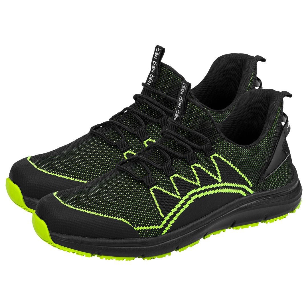 NEO TOOLS Safety Shoes ISO 20345 SB Steel Toecap Size 45 82-161-45