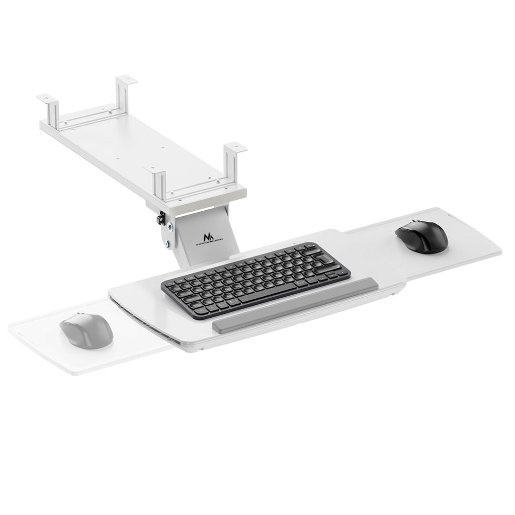 Maclean Under-Desk Keyboard Holder Adjustable 5 kg MC-156 W