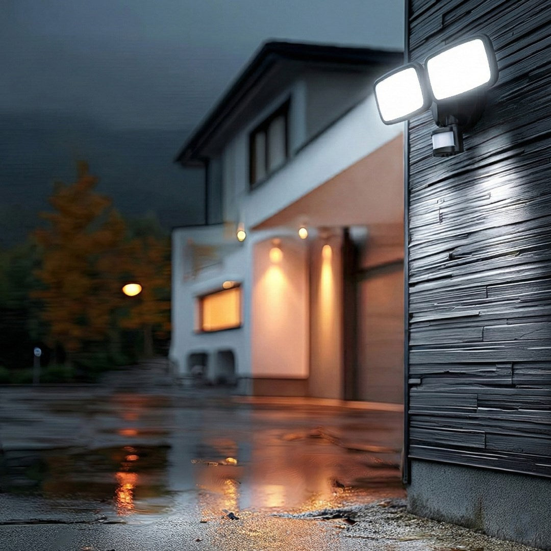 Maclean LED Wall Lamp MCE524 B 20W 1500lm IP65 Neutral White 4000K Black