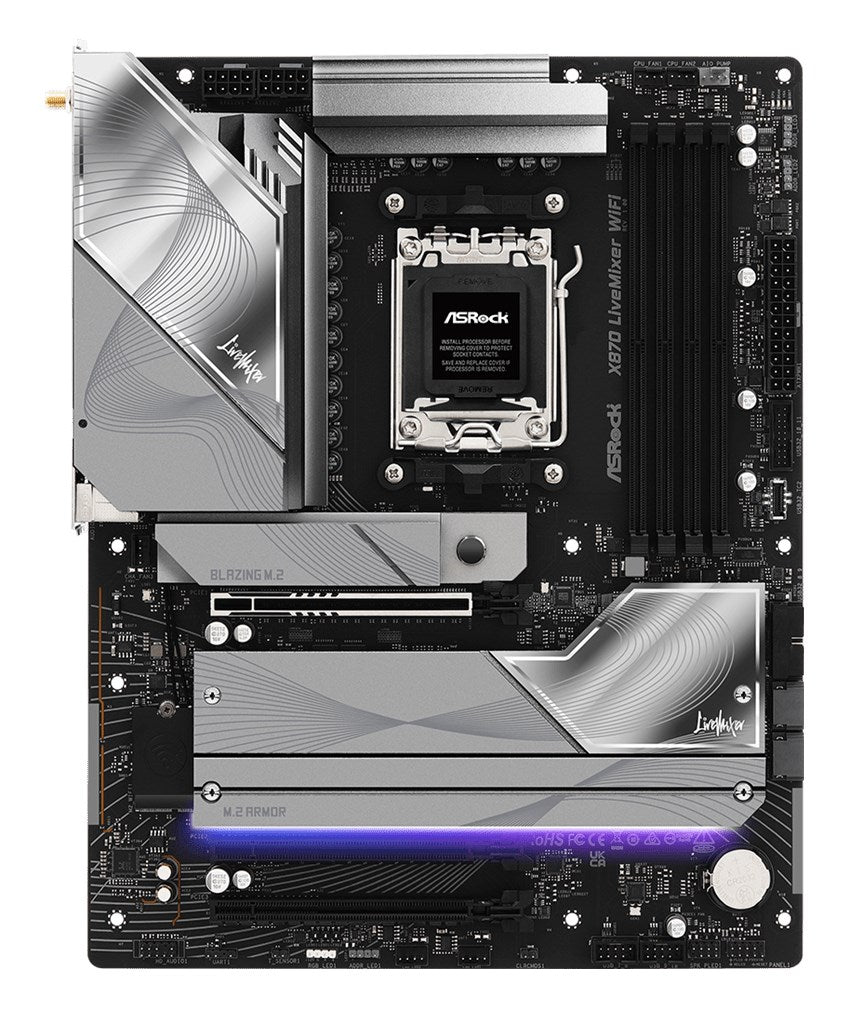 Asrock Motherboard for AMD Socket AM5 Ryzen 9000,8000, 7000 Series