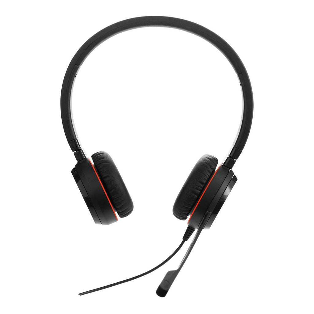JABRA EVOLVE 30 II Duo - Stereo Wired On-Ear Headset - 3.5 mm Jack - Model 14401-21