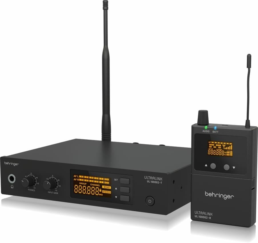 Behringer UL 1000G2 Wireless IEM Monitor System for Musicians/ Black