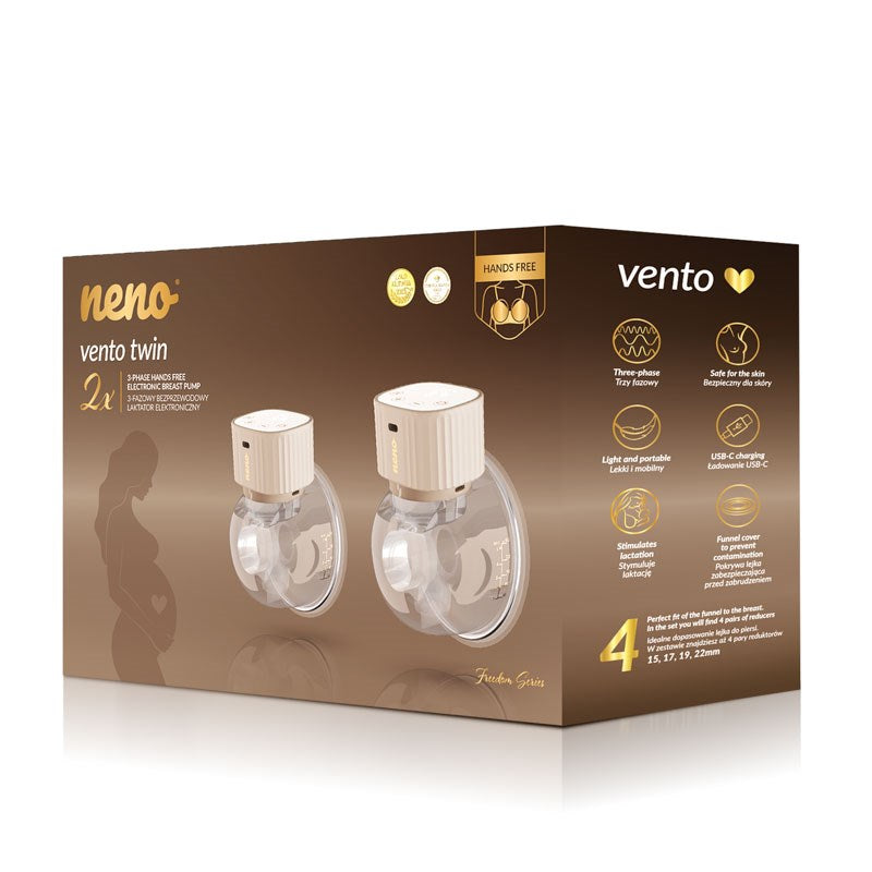 VENTO TWIN Cordless Electronic Breast Pump