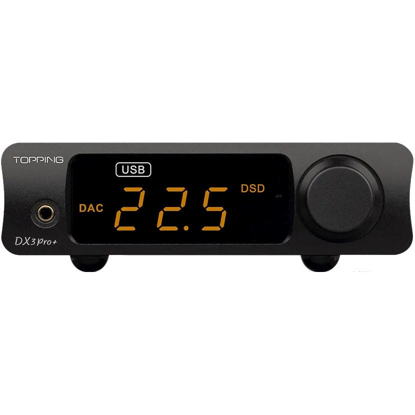 TOPPING DX3 Pro+ BK - USB DAC and Headphone Amplifier, Black