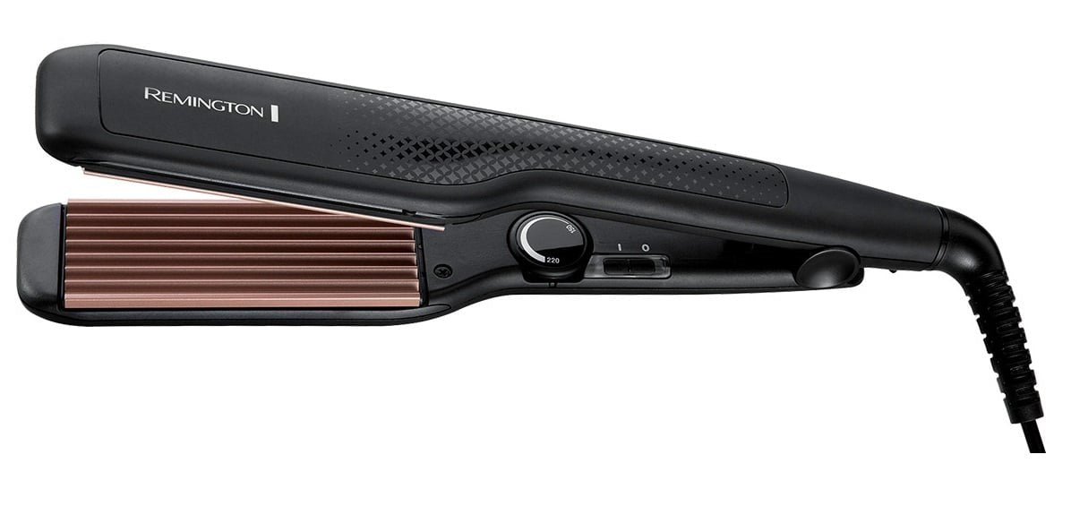 REMINGTON Texturizing Iron S3580 Hair Waver Warm Black, Rose