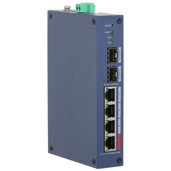Dahua Switch CHS4206-4ET-90 Managed Layer 2 Model CHS4206-4ET-90 802.3ab 802.3z 802.3af 802.3at 802.3bt