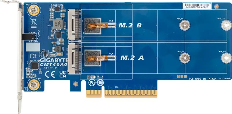Gigabyte CMT40A0 Internal M.2 Interface Card PCIe 5.0