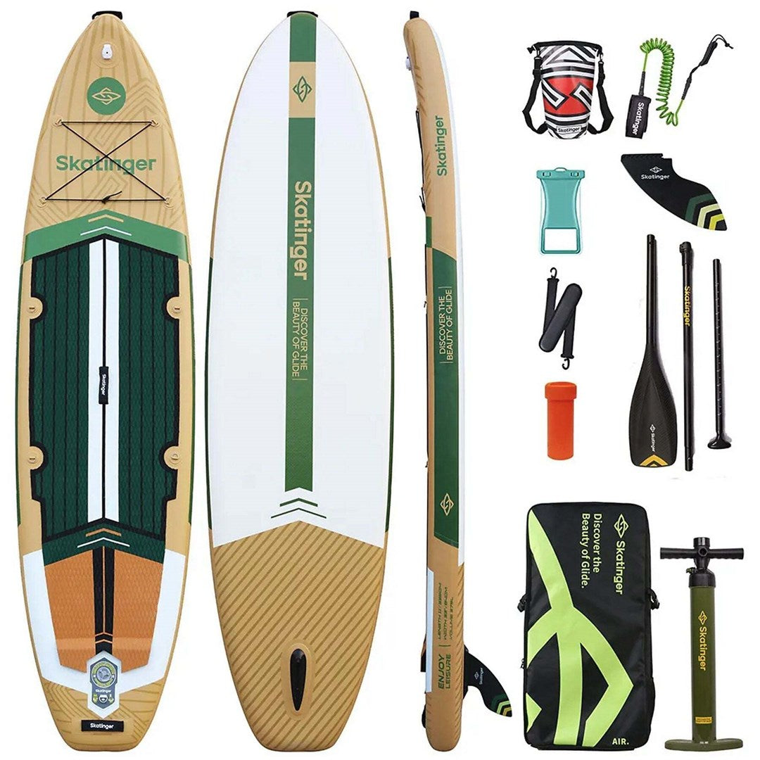 Skatinger Stand Up Paddleboard Inflatable 3350 mm x 975 mm x 450 mm Peninsula Trojan Horse