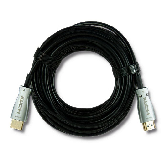 Qoltec 50472 HDMI cable 20 m HDMI Type A (Standard) Black  Silver