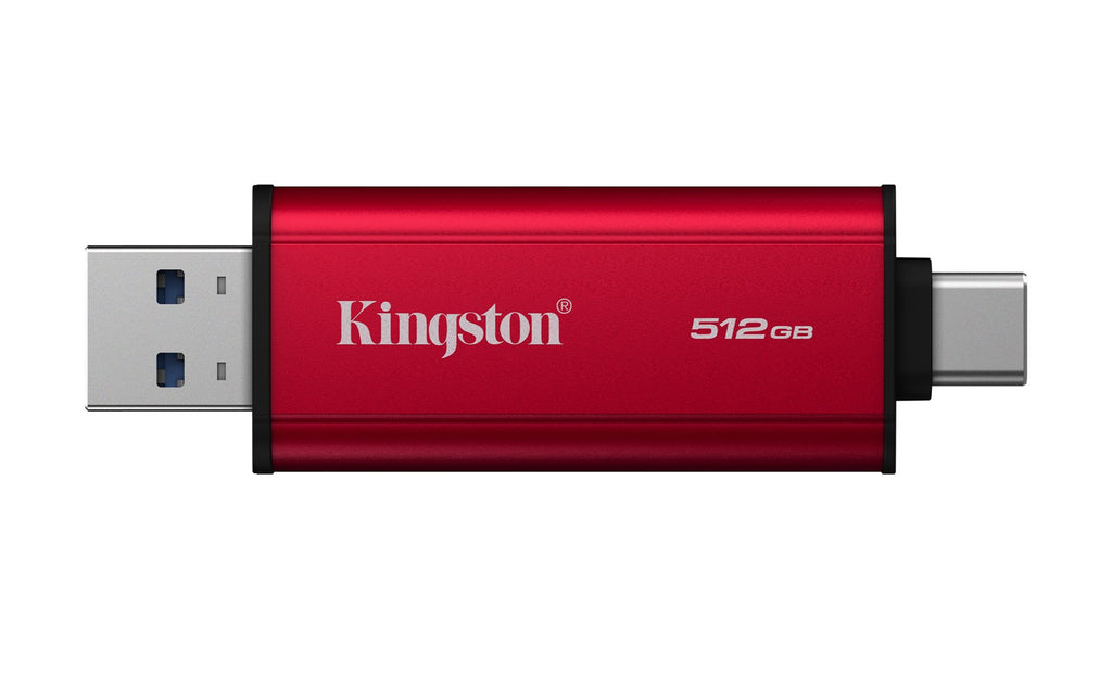 Kingston Technology 512GB Portable SSD - Dual USB-A/C, up to 1050MB/s USB 3.2 Gen 2 (SPSD/512GB)
