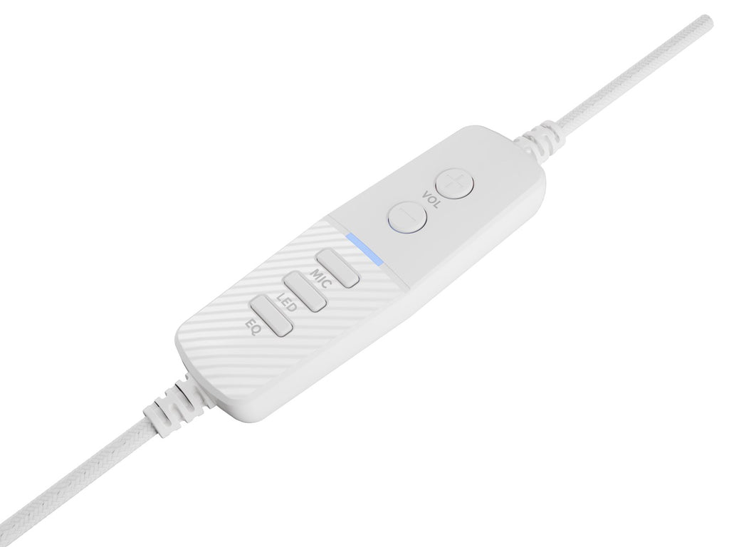 GENESIS Neon 764 Wired Gaming Headset USB Type-A White
