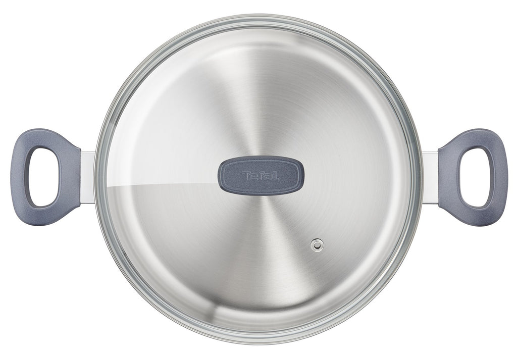 Tefal Daily Cook Pan/Pot Set 11 Pieces Stainless Steel Non-Stick 2100121373