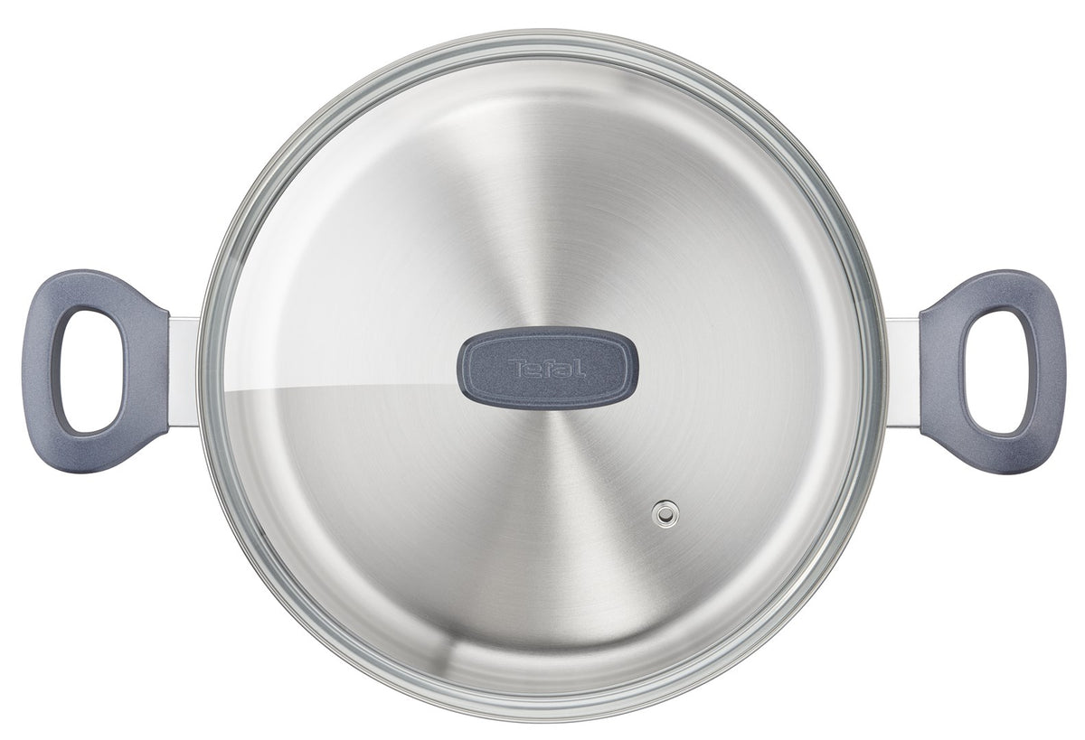 Tefal Daily Cook Pan/Pot Set 11 Pieces Stainless Steel Non-Stick 2100121373