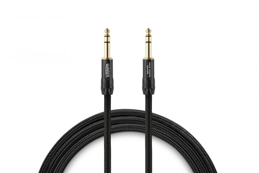 WARM AUDIO PREM-TRS-3 Audio Cable 0.9 m 6.35 mm TRS Black WARM PREM-TRS-3 Copper Material