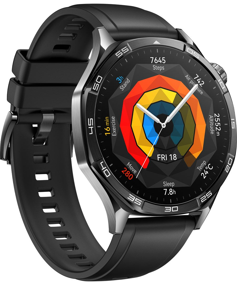 Huawei Watch GT 5 46 mm Stainless Steel Smartwatch Black 55020DKM