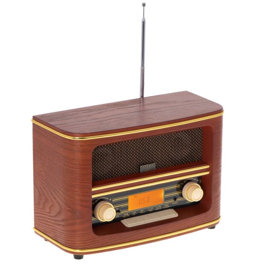 Adler Retro Radio Wooden Design 2860 g AD 1187
