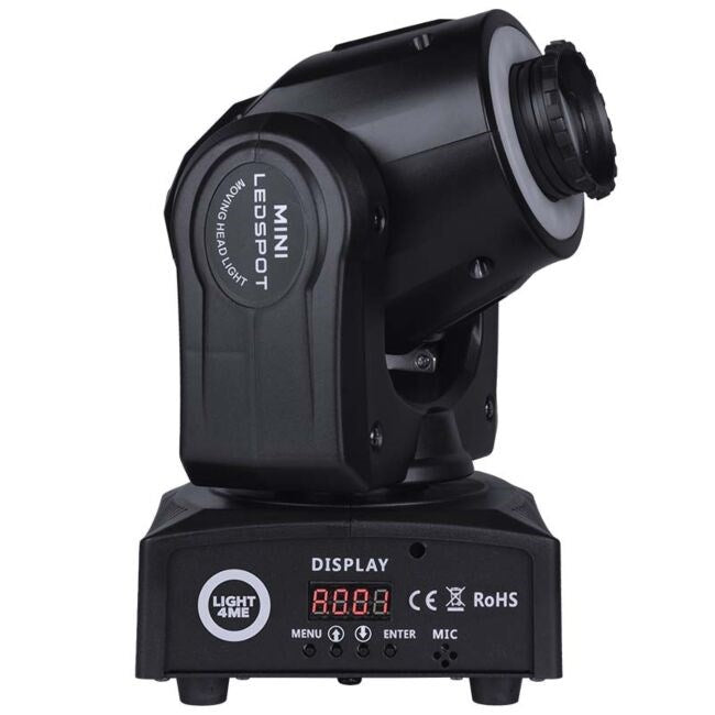 Light4Me LED Moving Head 60W 2818 g 236x299x205mm Model 30 SPOT RING