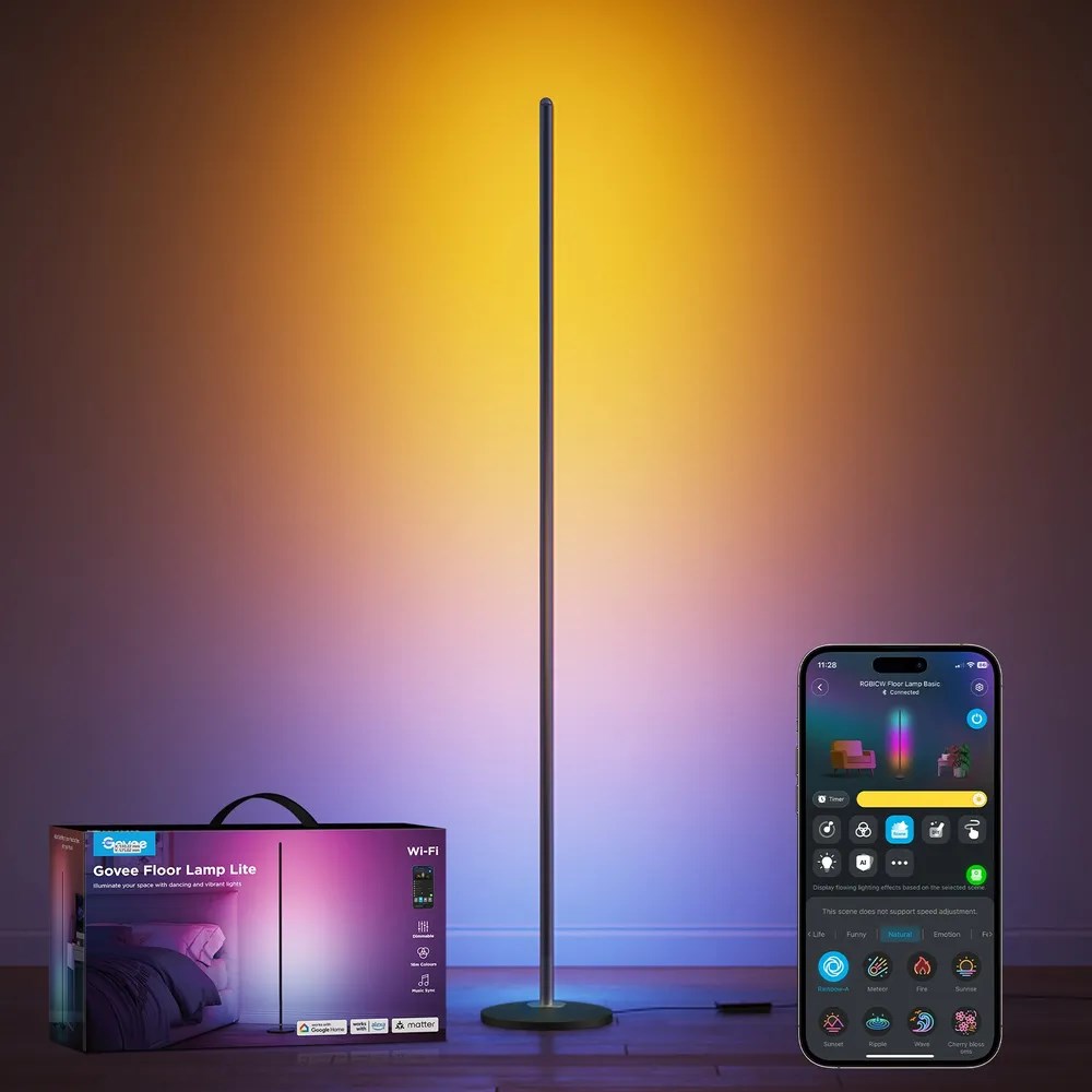 Govee H8076 Floor Lamp Lite  RGBICW  1000lm