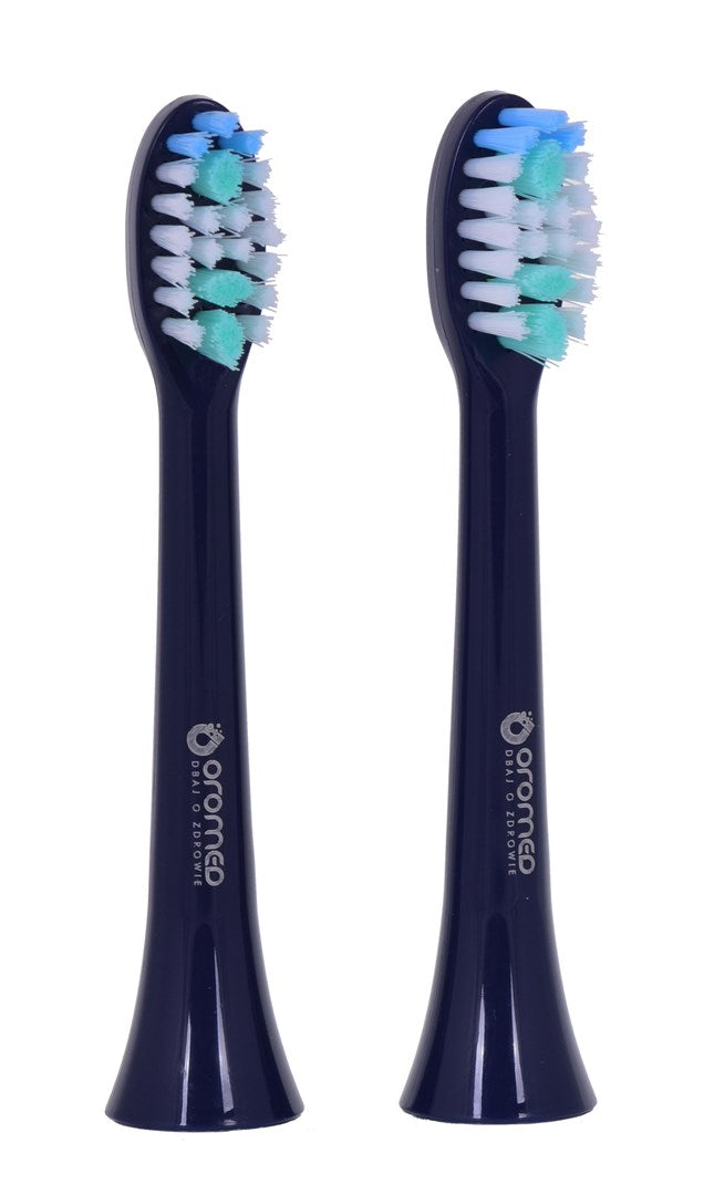 oromed ORO-SONIC X PRO NAVY BLUE Sonic Toothbrush 5 Modes IPX7 2 Brush Heads