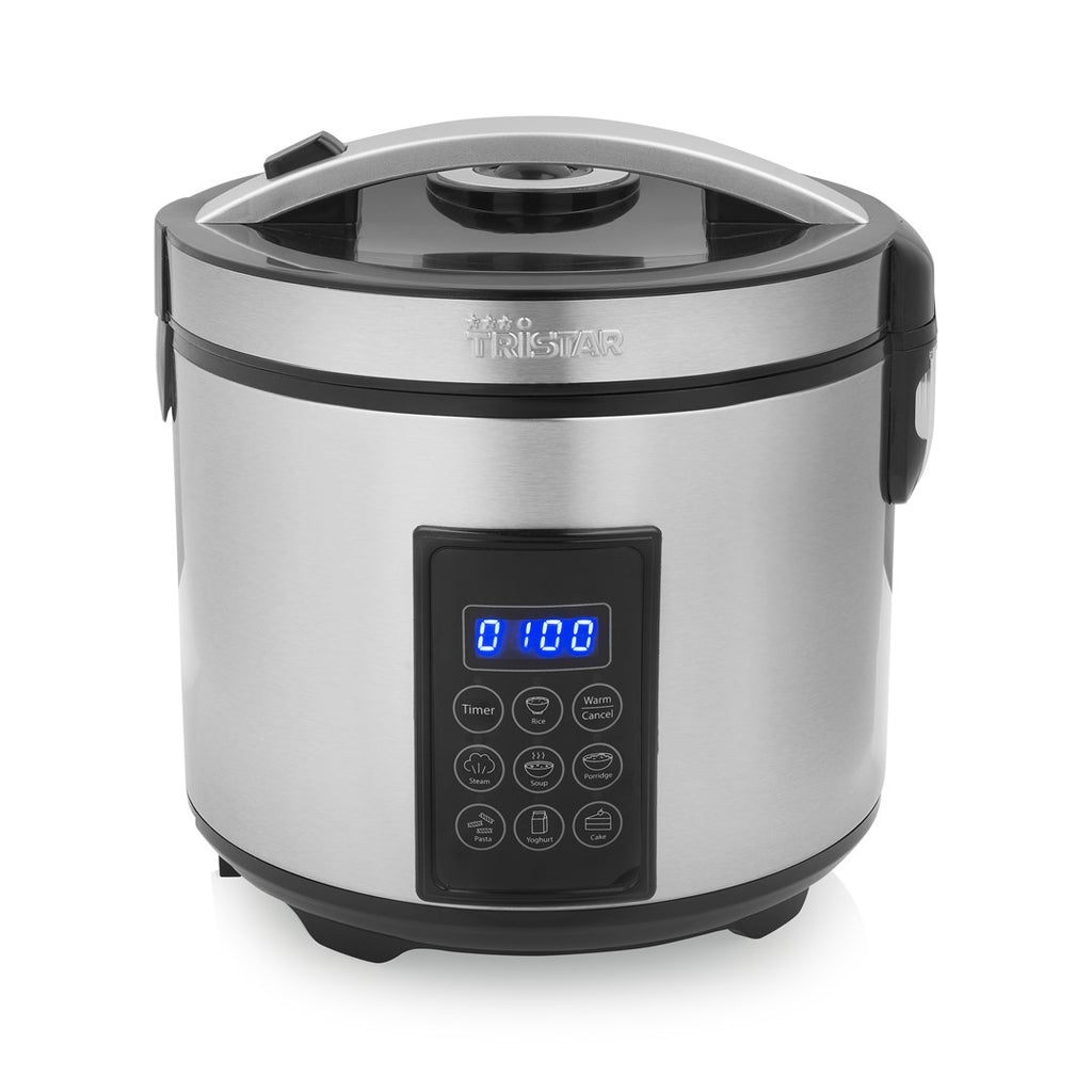 Tristar RK-6138 Steam Cooker with Display, Timer, Steel