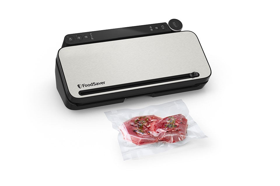 FoodSaver Vacuum Sealer 130W 6.5 l/min Airflow Stainless Steel VS3190X