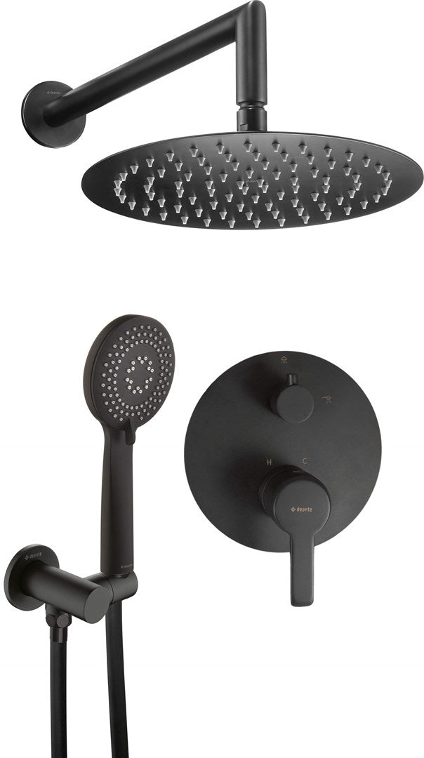Concealed shower set