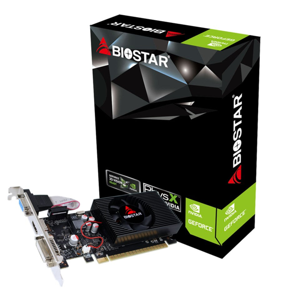 Biostar GeForce GT 730 Graphics Card NVIDIA GeForce GT 730 2GB GDDR3 VN7313THX1