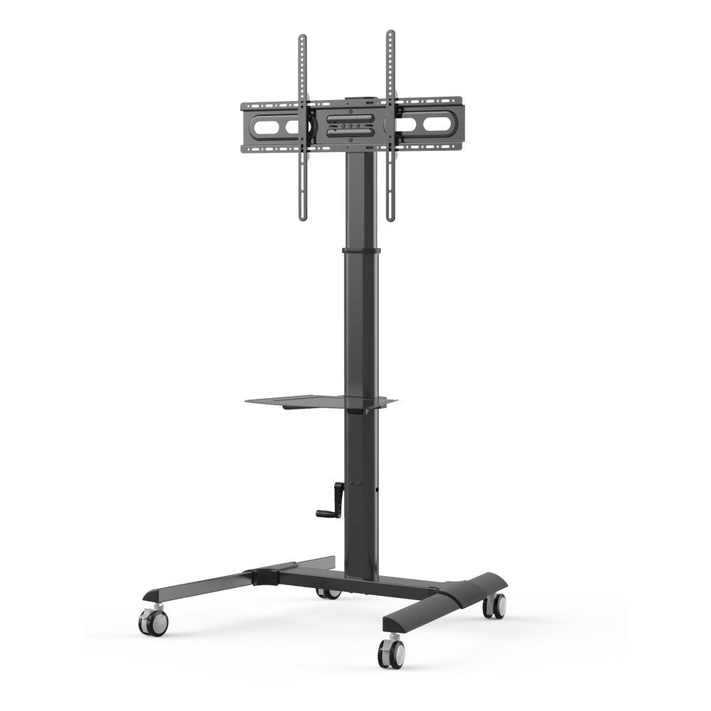 TECHly Multimedia Cart for Flat Panel Displays, 32-70 inches, 40 kg Capacity, VESA Mount, Model 8275255