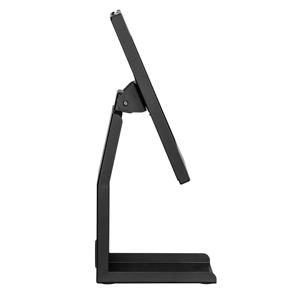 Maclean POS Stand for Tablet & Printer MC-336,1 kg Max, Black, Anti-Theft Lock