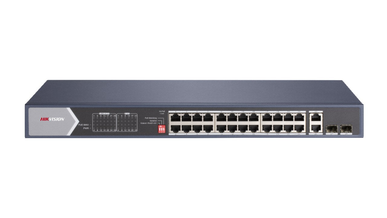 Hikvision DS-3E0528HP-E Switch - 28-port PoE