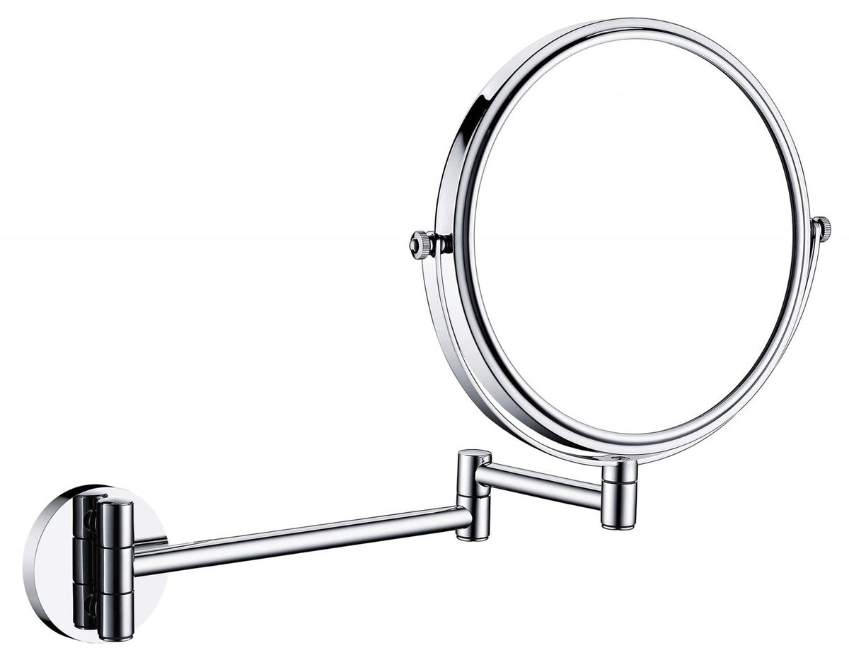 Cosmetic mirror on a movable arm - double-sided