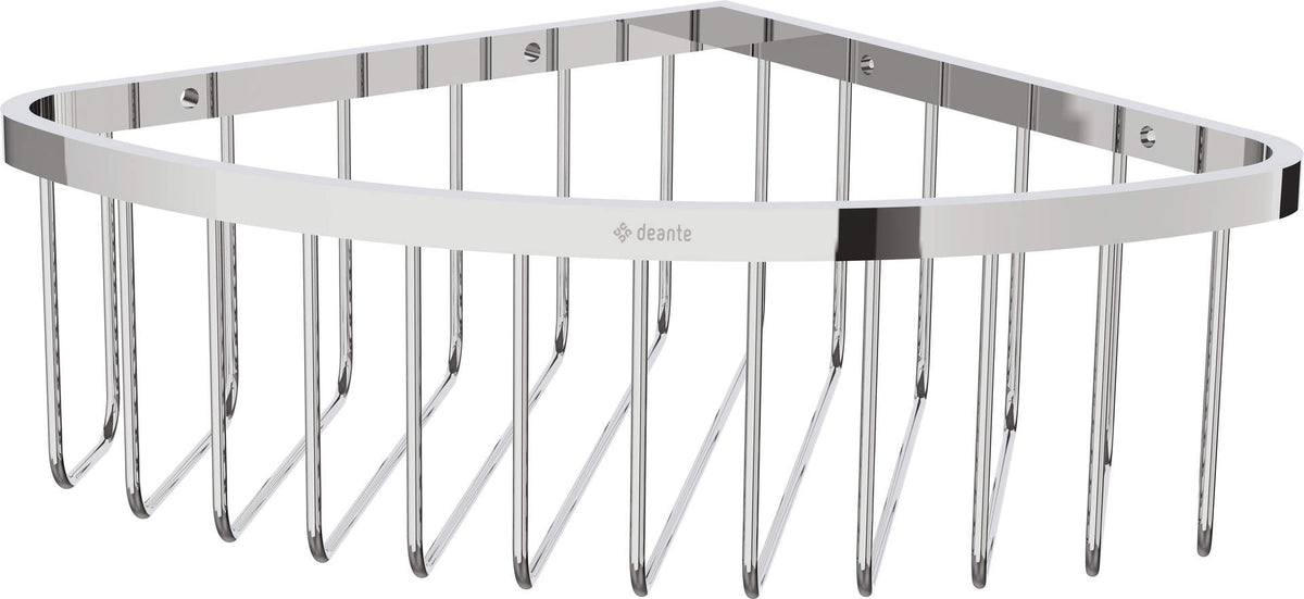 Corner shower basket