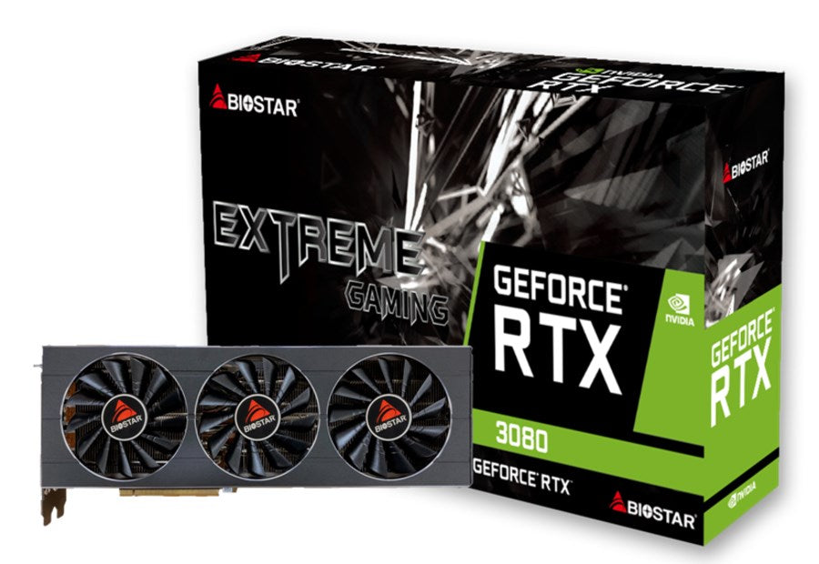 BIOSTAR GeForce RTX 3080 Graphics Card 10GB VN3816RMT3