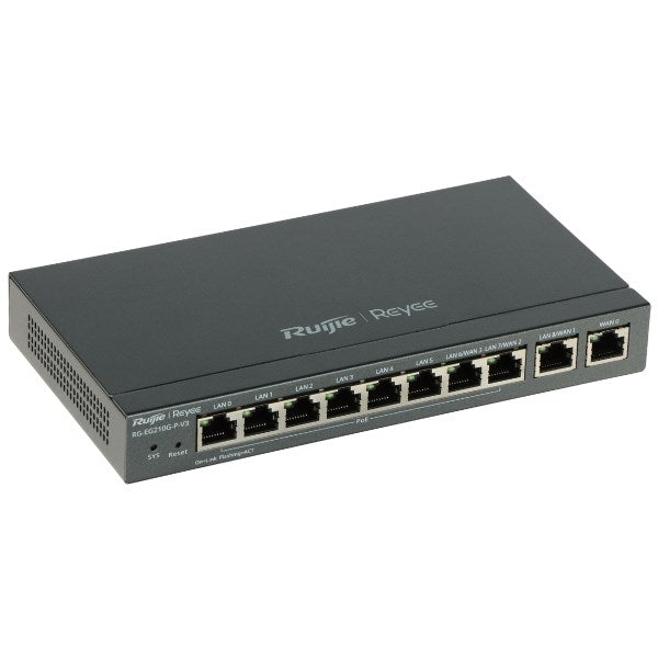 Ruijie Router RG-EG210G-P-V3 8 PoE 10-Port Gigabit Cloud-Managed Gateway
