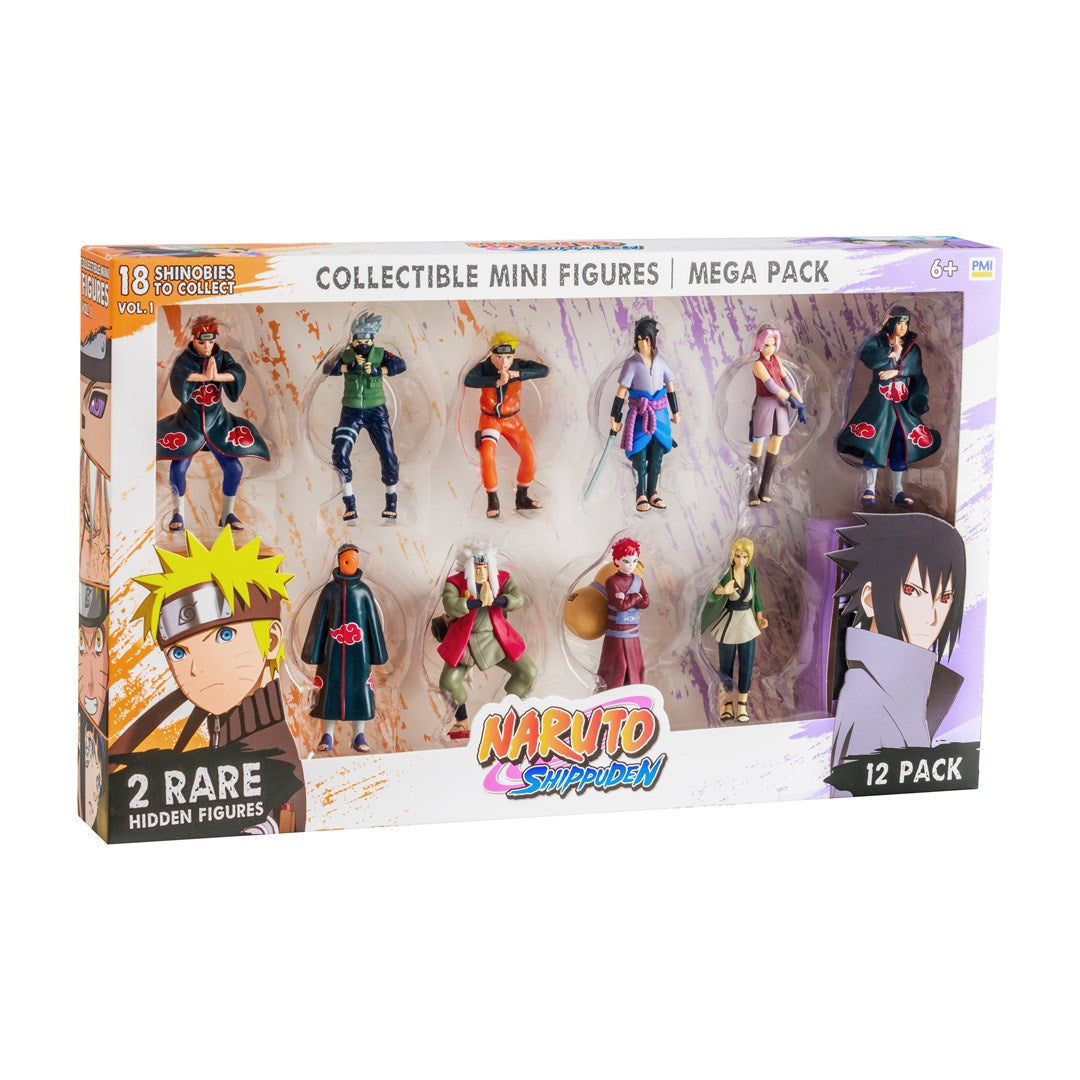 NARUTO SHIPPUDEN Figures - 12 Pack Deluxe Edition Ver. A