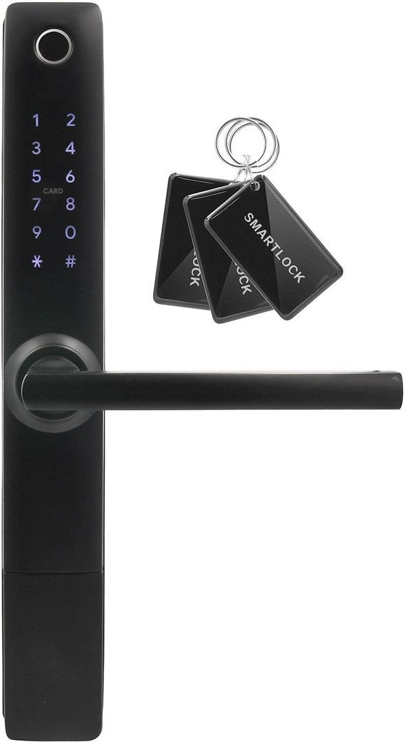 EURA ELH-20H4 Door Handle with Access Controller Black