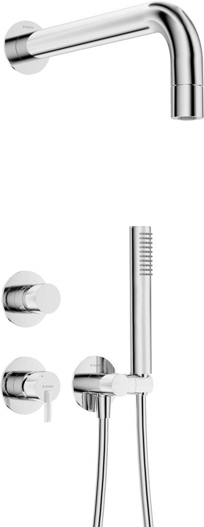 Deante Concealed Shower Set Brass Hand Shower 1-Function NQS 09XK