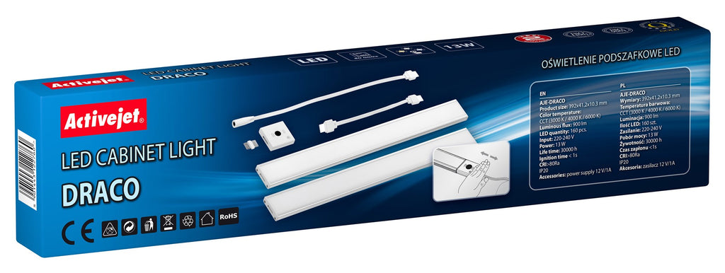 Activejet LED Under-Cabinet Lamp Set AJE-DRACO 13W 900lm