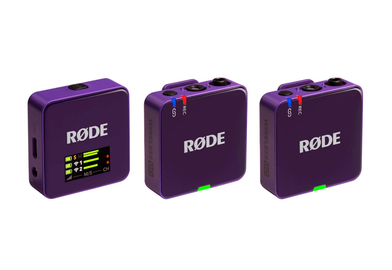 RODE Wireless GO Gen 3 Purple Microphone (WIGOGEN3PUR)