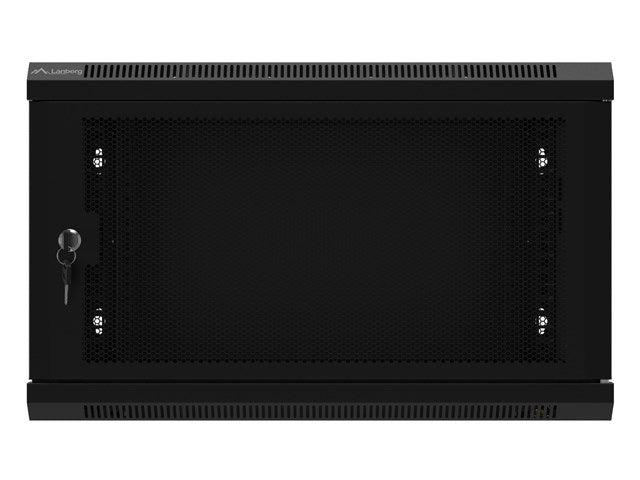 Lanberg Rack Cabinet 6U Wall Mounted Black | Model: 529944