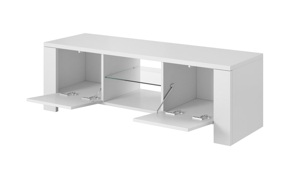 Cama TV Stand WEST 42/130/42 White/White Gloss