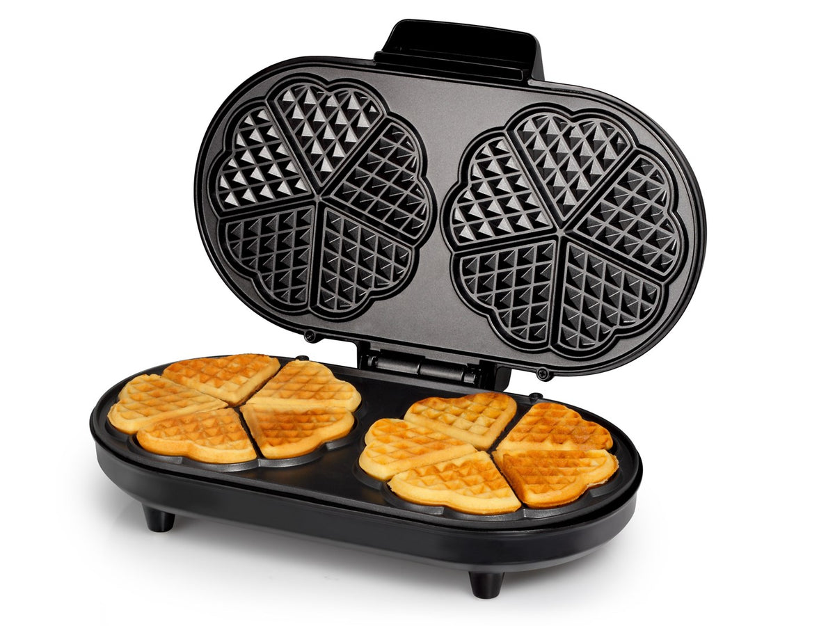 Tristar | WF-2120 | Waffle maker | 1200 W | Number of pastry 10 | Heart shaped | Black