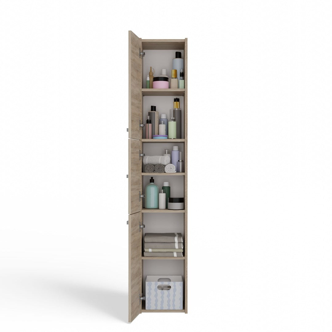 Topeshop S33 SONOMA Bathroom Storage Cabinet Oak