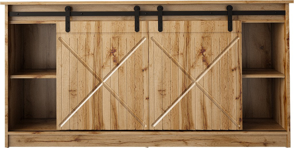 Chest of Drawers 160x80x35 GRANERO Oak Wotan - Stylish Storage