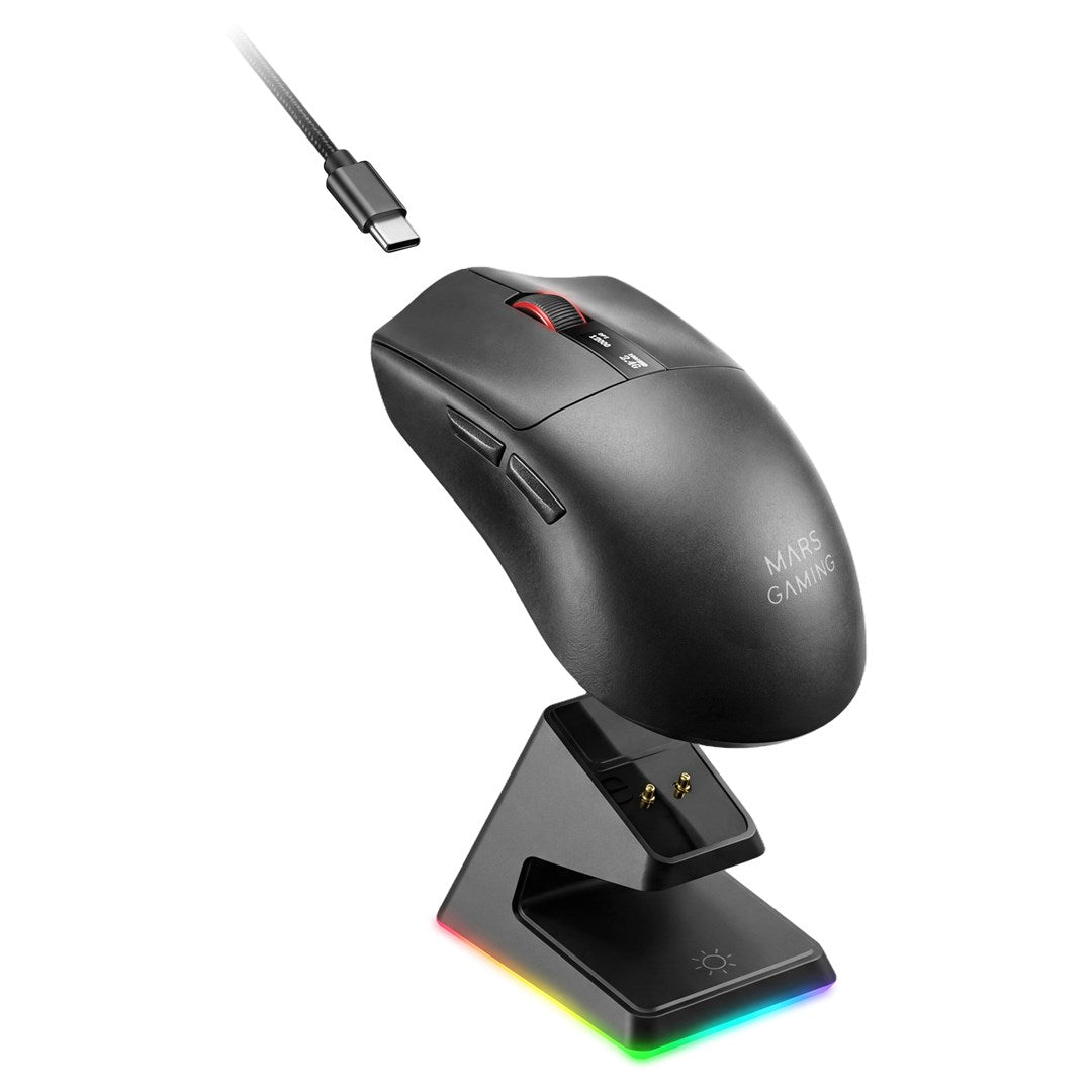 Mars Gaming MMWELITE mouse Right-hand Bluetooth Optical 20000 DPI