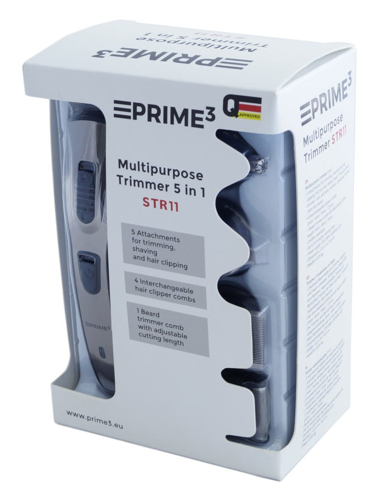 PRIME3 STR11 hair trimmers/clipper Black  Grey Nickel-Metal Hydride (NiMH)