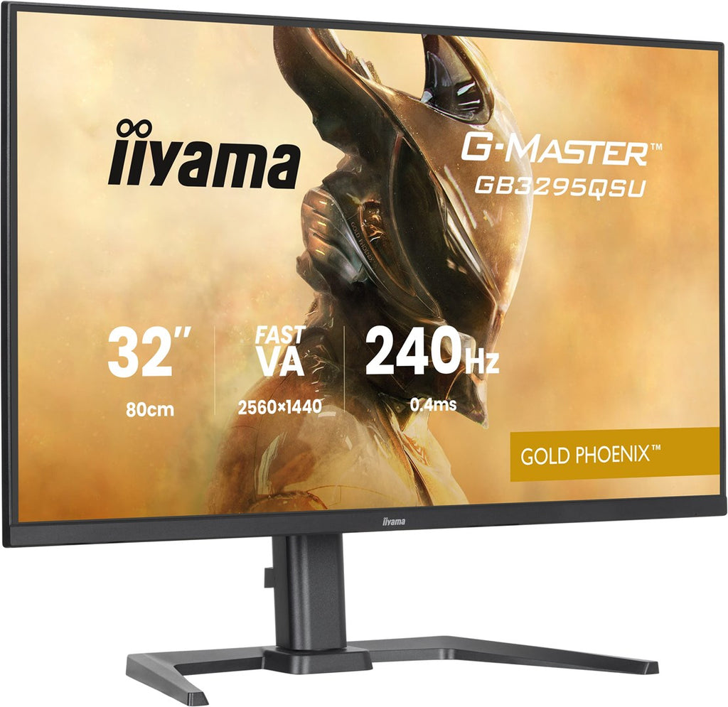 iiyama G-MASTER GB3295QSU-B1 computer monitor 80 cm (31.5 ) 2560 x 1440 pixels Quad HD LED Black